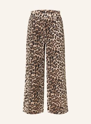Mrs & Hugs Jeansy Wide Leg braun