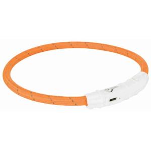 Trixie Pierścień lampy błyskowej USB, nylon pomarańczowy L–XL