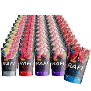 RAFI PREMIUM Mokra karma dla psa BEZ ZBÓŻ 50x500g