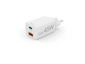 Ładowarka sieciowa HAMA 1x USB-C Power Delivery USB-A QC Mini 45W Biała 201993