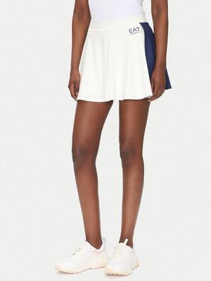 EA7 Emporio Armani Spódnica tenisowa 7W000204 AF13282 M0058 Biały Regular Fit