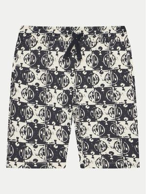 Guess Szorty materiałowe L5GD10 KA6R4 Czarny Relaxed Fit