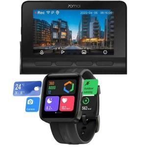 Wideorejestrator 70mai A800s 4K + Maimo Watch FLOW BLACK