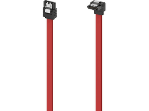 Kabel HAMA SATA III 0,6 m (kątowy) Czerwony