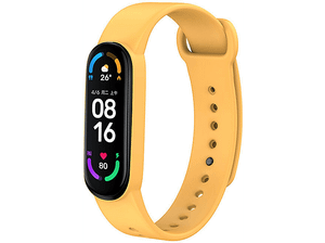Opaska YUNMI do Xiaomi Mi Band 6/Mi 5 Żółty