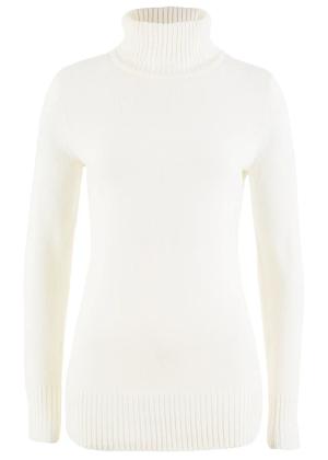 Sweter basic z golfem