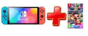 Nintendo Switch OLED – czerwono-niebieskie Joy-Con + Mario Kart 8 Deluxe