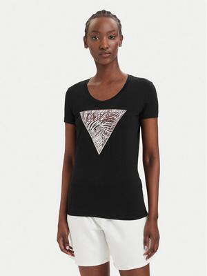 Guess T-Shirt W6GI19 K3042 Czarny Regular Fit