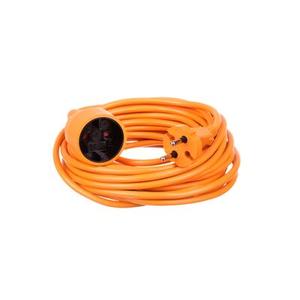 Przedłużacz ogrodowy pomarańczowy 2 x 1,0 mm² 20 m Duwi