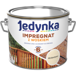 Impregnat do drewna z woskiem Bezbarwny 2,5 l Jedynka