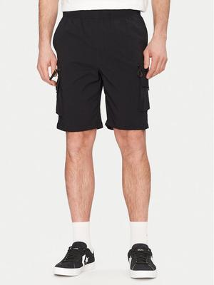 Resteröds Szorty materiałowe Marc 55251 6440 Czarny Regular Fit