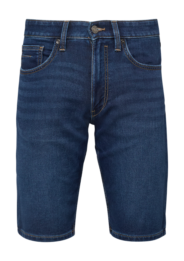 Spodenki jeansowe / Regular fit / Średni stan / Dżins dresowy
