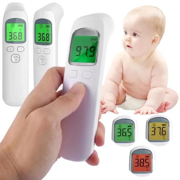 TERMOMETR BEZDOTYKOWY NA PODCZERWIEŃ LCD ELEKTRONICZNY DOKŁADNY 1s