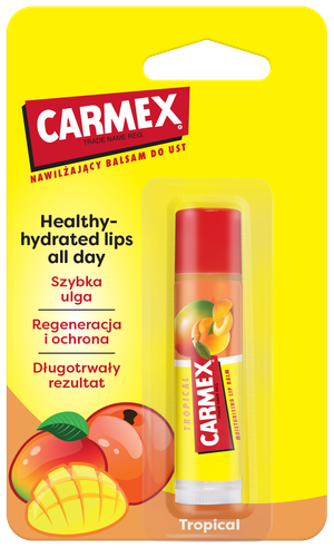 CARMEX Nawilżający Balsam do Ust Classic w Sztyfcie Tropical