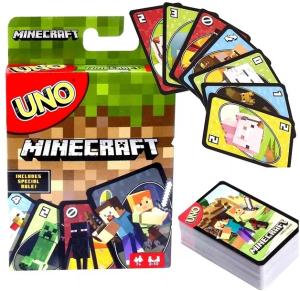 GRA KARCIANA UNO MINECRAFT KARTY DO GRY dla dziecka