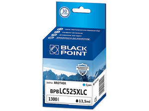 Tusz BLACK POINT BPBLC225XLC zamiennik Brother LC225XLC