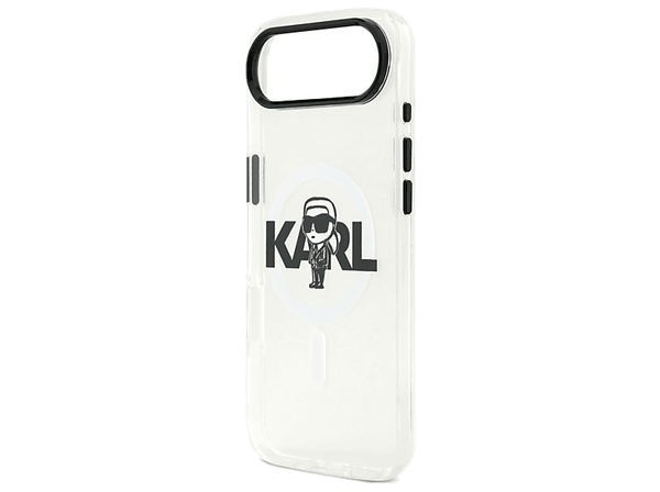 Etui KARL LAGERFELD IML Karl Sketch Logo MagSafe do iPhone 17 Air Przezroczysty