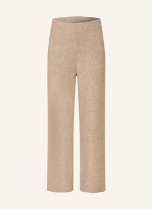 Mrs & Hugs Spodnie Z Dzianiny beige