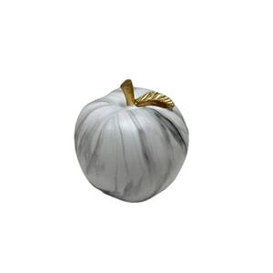 Figura ozdobna jabłko 12 cm szary