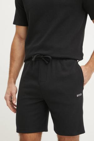 BOSS szorty lounge męskie z bawełną Waffle Shorts