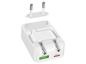 Ładowarka sieciowa SBS Flexi Wall 45W Biały