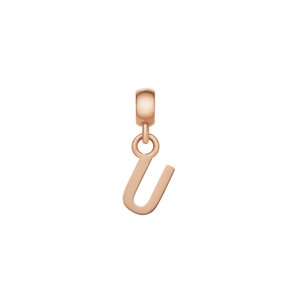 Daniel Wellington DW Charm Letter U Rose Gold