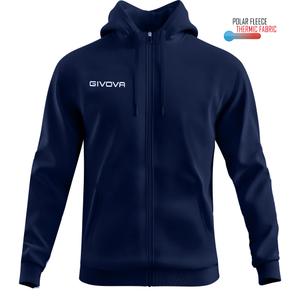GIVOVA bluza sportowa męska z kapturem MA024 granatowy (S)