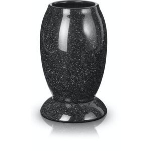 Wazon stożek 22 cm czarny