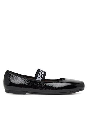 LOVE MOSCHINO Baleriny JA11071G1NII000041 Czarny