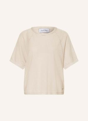 Joseph Ribkoff Dzianinowa Koszulka Z Cekinami beige