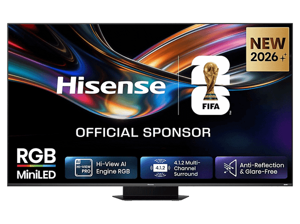 Telewizor RGB MiniLED HISENSE 65UR9S 65" 4K 170Hz Dolby Vision FreeSync Premium Pro Grafitowy