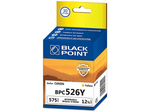 Tusz BLACK POINT BPC526Y Zamiennik Canon CLI526BY