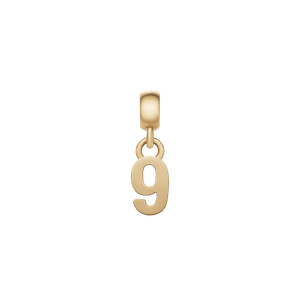 Daniel Wellington DW Charm Number 9 Gold