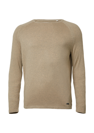 Raglanowy sweter wykonany z czystej bawełny