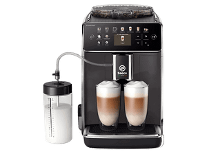 Ekspres Ciśnieniowy SAECO GranAroma SM6580/10 Moc 1500 W Ceramiczny młynek System LatteDuo Ciemnoszary