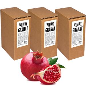 sok z granatu granat 100% naturalny bez cukru 3x3L