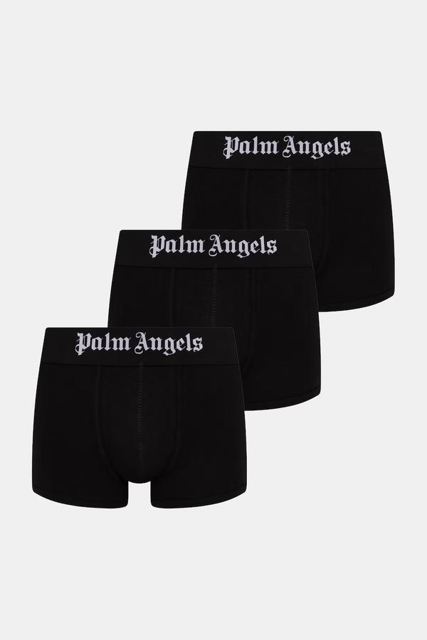 Palm Angels bokserki dopasowane męskie bawełniane z elastanem 3-pack