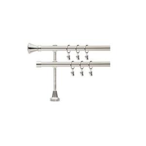 Karnisz podwójny Capri 19 mm 200 cm stal