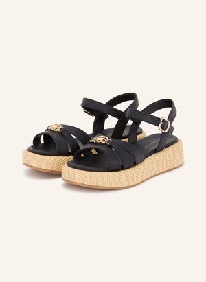 Tommy Hilfiger Sandałki Na Platformie schwarz