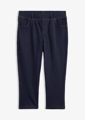 Legginsy rybaczki w optyce dżinsowych