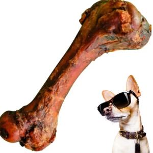 KOŚĆ DLA PSA PAKO Naturalny Przysmak Gryzak - Wędzona Kość z Mięsem, 30 cm