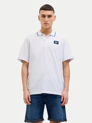 Jack & Jones Polo Hudson 12269238 Biały Regular Fit