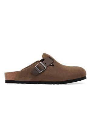 Birkenstock klapki zamszowe Boston