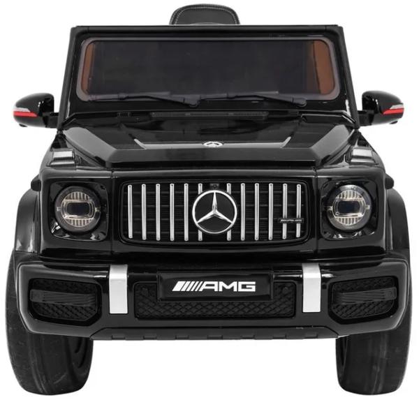 Auto na akumulator Samochód dla dzieci Mercedes G63 AMG Skóra Pilot Czarny