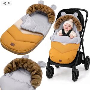 ŚPIWOREK NIEMOWLĘCY ZIMOWY DO WÓZKA SPACERÓWKI GONDOLI SANEK TEDDY 4w1
