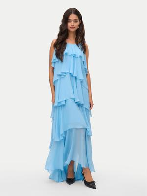 Vero Moda Sukienka wieczorowa Felicia 10331377 Niebieski jasny Regular Fit