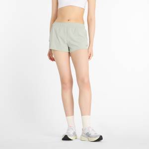 Spodenki damskie New Balance WS41286GAS – zielone