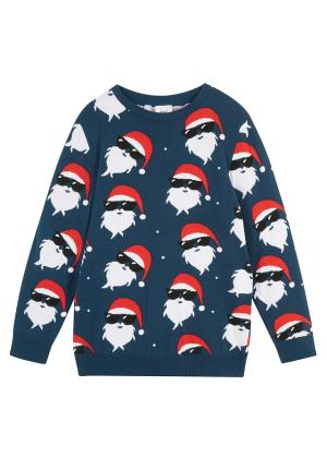 Sweter chłopięcy z bożonarodzeniowym motywem