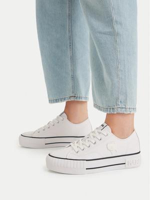KARL LAGERFELD Trampki Kampus Max KL60426 Biały