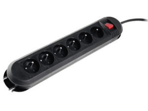 Listwa zasilająca HAMA Comfort 6GN 3m Czarny P2223756